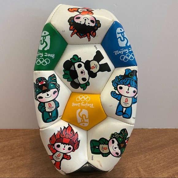 Beijing 2002 Olympics Souvenir Soccer Ball - Picture 2 of 3